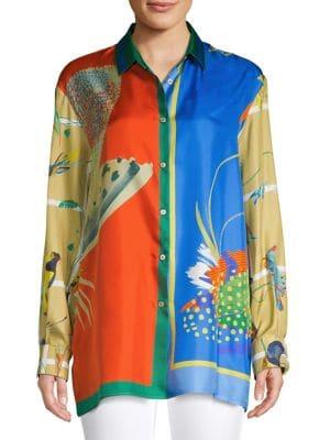 Weekend Max Mara Printed Silk Blouse