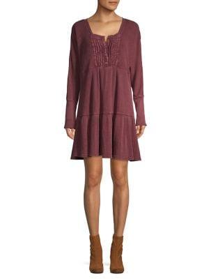 Free People Ribbed Cotton Dress