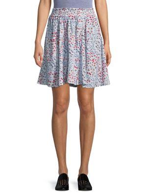 French Connection Frances Drape Gathered A-line Skirt