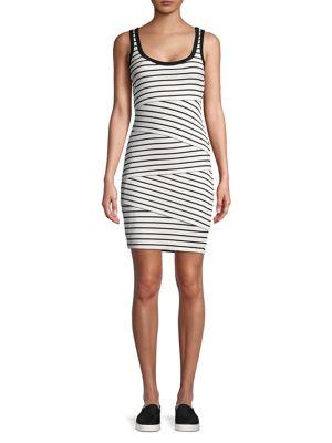 Bailey 44 Zig-zag Stripe Bodycon Dress