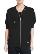 Donna Karan Active Dolman-sleeve Logo Jacket