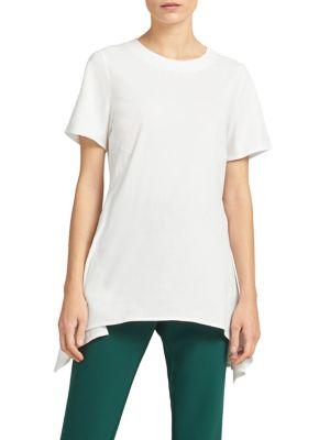 Donna Karan Sharkbite Cotton Tee