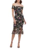 Guess Floral-print Midi Dress