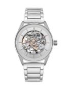 Kenneth Cole Automatic Skeleton Stainless Steel Bracelet Watch