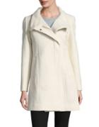 Cole Haan Coated Asymmetrical Boxy Coat