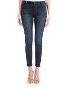Liverpool Jeans Whiskered Cropped Jeans