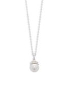 Nadri Crystal And Faux Pearl Mare Pendant Necklace