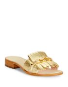Kate Spade New York Brie Embossed Leather Sandals