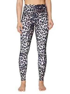 Betsey Johnson Capri Leopard-print Extra High-rise Ankle Legging