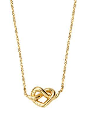 Kate Spade New York Goldtone Love Me Knot Necklace