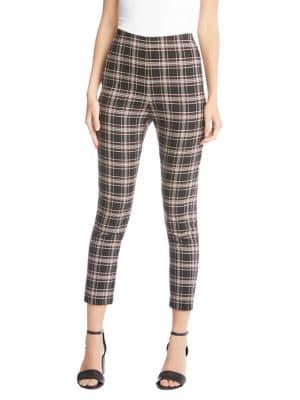 Karen Kane Plaid Skinny-fit Piper Pants