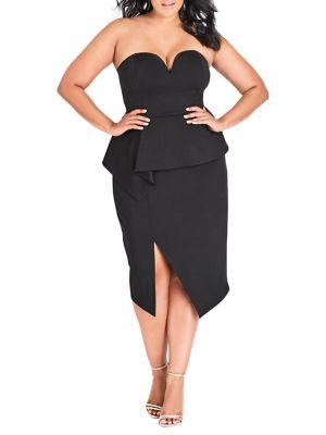 City Chic Plus Screen Siren Dress