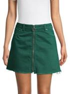 Free People Front Zip Mini Skirt