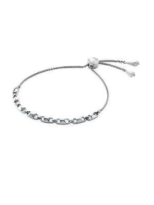 Michael Kors Mercer Sterling Silver Link Slider Bracelet