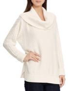 Lauren Ralph Lauren Cowlneck Cotton Sweater
