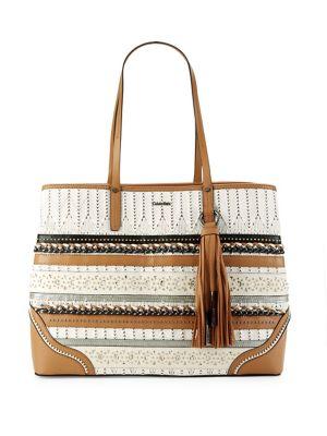 Calvin Klein Maggie Mixed-media Tote