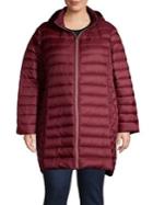 Michael Kors Plus Quilted Down-filled Hooded Coat