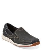 Clarks Allston Free Nubuck Leather Loafers
