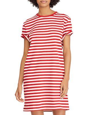 Polo Ralph Lauren Striped Cotton Jersey T-shirt Dress