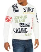 Nautica Sail And Surf Intarsia Cotton Sweatshirt