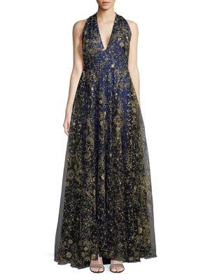 Tadashi Shoji Fit-&-flare Long Dress