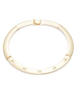 Design Lab Lord & Taylor Goldtone Screw-accented Choker Necklace