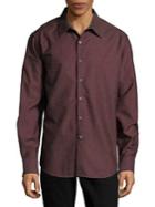 Robert Graham Gouverneur Dotted Button-front Shirt