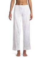 Lord & Taylor Striped Cotton Pants