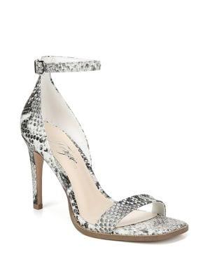 Fergie Remix Animal-print Leather Sandals
