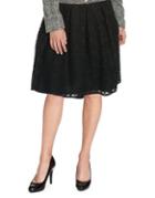 Tommy Hilfiger Inverted Geometric Lace Skirt