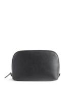 Royce Large Pebbled Leather Cosmetic Bag