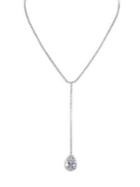 Nina Zyria Crystal Teardrop Y-necklace