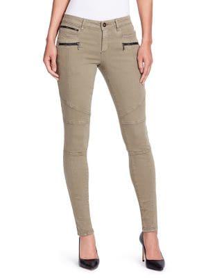 Skinny Girl Skinny Mid Rise Moto Jeans