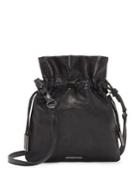Vince Camuto Aliz Leather Drawstring Crossbody Bag