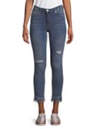 Free People Great Heights Frayed Skinny Jeans