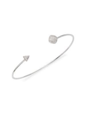 Effy 14k White Gold & Diamond Cuff Bracelet