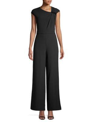 Eliza J Wide-leg Capsleeve Jumpsuit