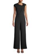Eliza J Wide-leg Capsleeve Jumpsuit