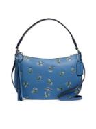 Coach Sutton Floral-print Leather Crossbody Bag