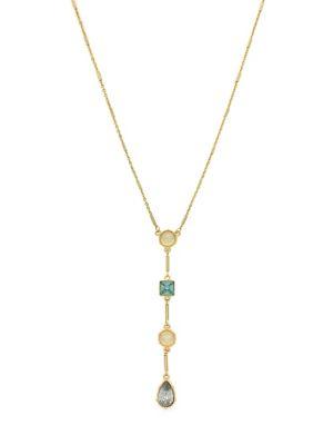 Jessica Simpson Opalescence Faceted Y-necklace