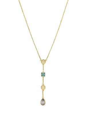 Jessica Simpson Opalescence Faceted Y-necklace
