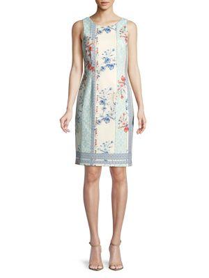 Ivanka Trump Wedgewood Sleeveless Sheath Dress