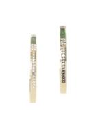 Sole Society 12k Goldtone, Green Aventurine & Crystal C-hoop Earrings