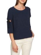 1.state Cut-out Cotton Sweater