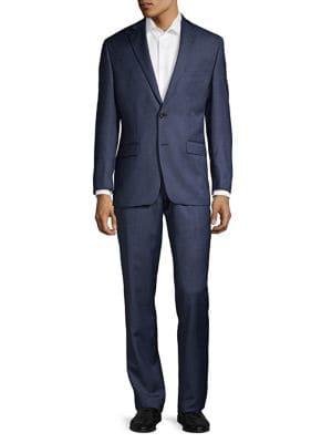 Lauren Ralph Lauren Classic Fit Micro-dot Wool Suit