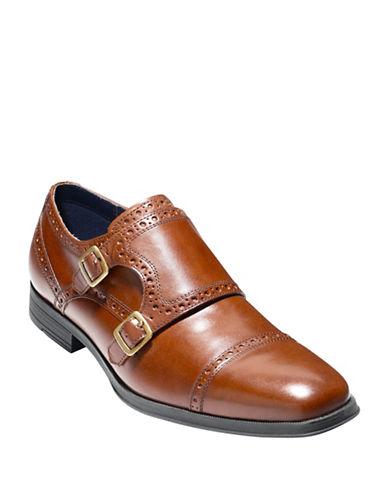 Cole Haan Montgomery Double Monk-strap Leather Oxfords