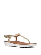 Fitflop Tia Tm Leather T-strap Sandals