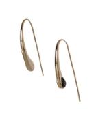 Bcbgeneration Goldtone Stone-accented Teardrop Threader Earrings