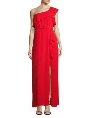 Bcbgmaxazria Maud One-shoulder Gown