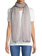 Lauren Ralph Lauren Pleated Zigzag Scarf